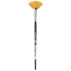 Da Vinci 400 Series Fan Blender Brush, Synthetic Fiber, Green,