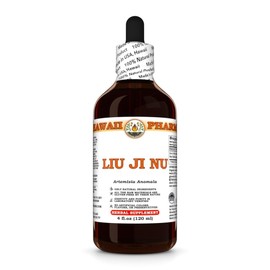 Liu Ji Nu (Artemisia Anomala) Dry Herb Tincture, Made in Hawaii, All Natural, Vegan, Pure Liquid Extract - 4 fl.oz