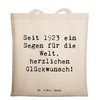 Mr. & Mrs. Panda Tragetasche Spruch 1923 Geburtstag Segen -