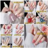 1+1 Water-based peel-off nail color that dries quickly without a lamp, nude transparent nail enamel, 2 pieces, 08 Denim Blue / 1+1 램프 없이 빠르게 건조되는 수성 필오프 네일컬러 누드 투명 네일 에나멜, 2개, 08데님 블루