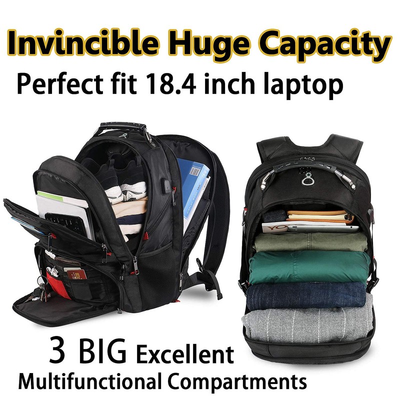 YOREPEK Large Laptop Backpack for Men, Heavy Duty Travel Backpack