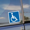 stika.co Blue Badge Disabled Logo Window Sticker - Static Cling