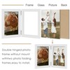 Tinkeps Double Photo Frame 6x4, Hinged Folding Picture Frames 4x6