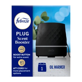 Febreze Febreze Continuous Scent Device Oil Diffuser, Black, Compatible with Febreze Air Freshener Plug in Refills