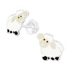 925 Sterling Silver Children's Easter Stud Earrings (Lambs)