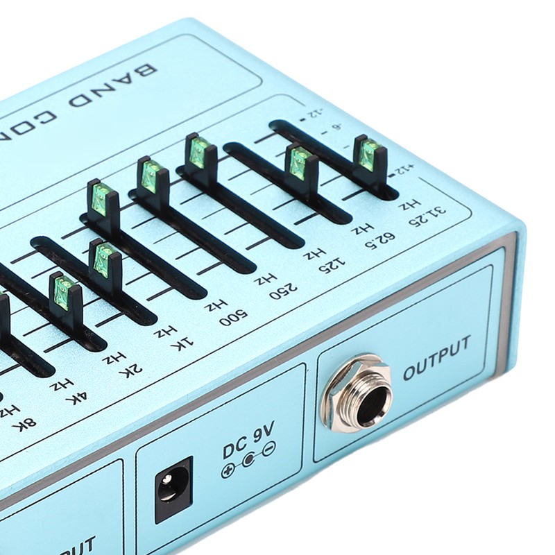 Sound Equalizer 10 Band EQ Pedal Guitar Bass Tuning Accessories
