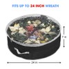 Primode Wreath Storage Bag 24" | Garland Wreaths Container with