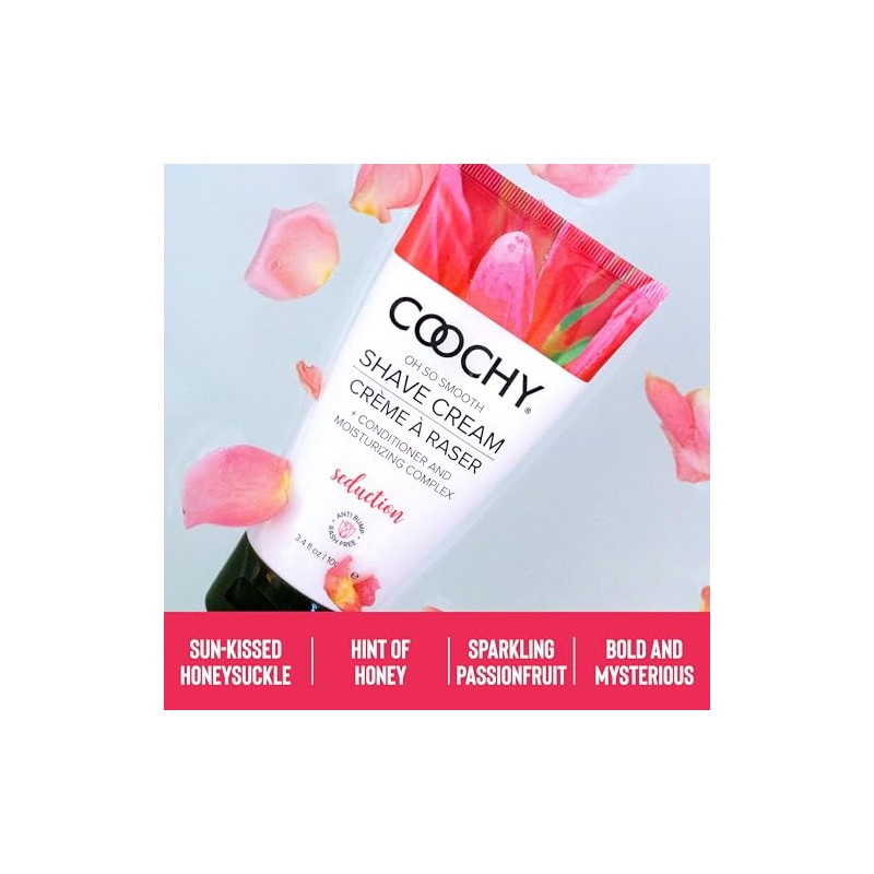 Coochy Crema de afeitar COOCHY Seduction - 3.4 oz Madreselva/Cítricos