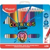 Maped Coloured Pencils, Multi-Colour, 24 Count (Pack of 1)