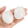 QINJIEJIE QINJIEJIE Clear Quartz Crystal Healing Crystals 1.8-2.0" 2PCS Large