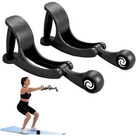 1 par de cuerdas de entrenamiento sin anclaje, aptas para espacios reducidos, entrenamiento silencioso para fortalecer los brazos, cuerda giratoria para gimnasio doméstico, hombres y mujeres