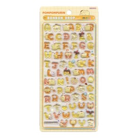 Sun-Star Stationery Pom Pom Purin Sanrio Characters Goods Bonbon Drop Seal Characters S8815585