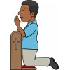 Unbranded 18 Praying Male Man African American stickers for planners