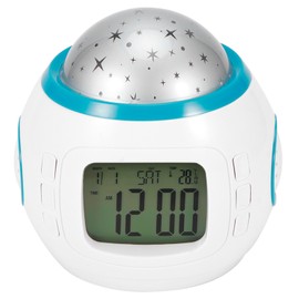 Star Sky Projector LED Music Alarm Clock Multifunction Calendar Temperature Dispaly Night Light Children Gift