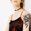 6 Blätter Temporary Drache Tattoo Drachen Tattoo Arm Tattoo Fake