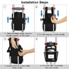 supregear supregear Crutch Accessories Bag, Water-Resistant Storage Pouch with Cup