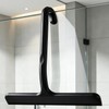 Silicone Shower Squeegee for Glass Doors with Built-in Hook, 8.3