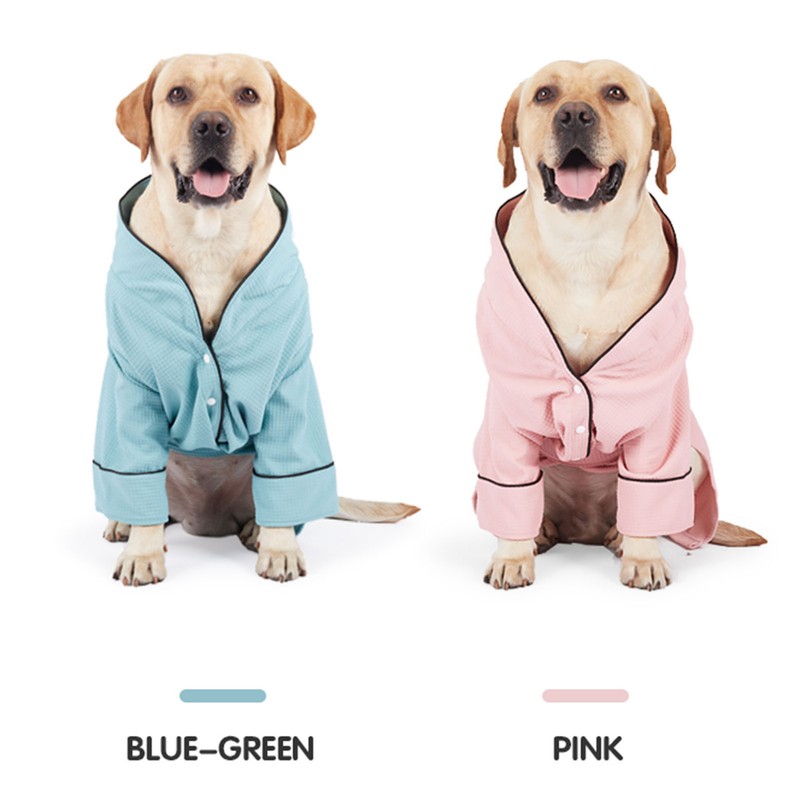 Dog Bath Robe Pajamas Pet Spa Drying Robes Sleepwear for