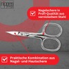 nippes Solingen, Nail Scissors for Manicure Nickel-Plated Steel Rustproof 9