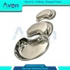 Set of 3 - Kidney Trays Small, Medium, Large -