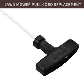 hiSpkNix 2-Pack 3.9ft Recoil Starter Rope with Handle – 4mm Cord Compatible with Honda GX160-GX390 Series, Lawn Mowers, Generators & Small Engines​