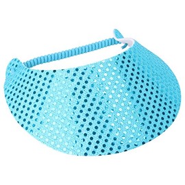 The Incredible Sunvisor Glitzy Design Perfect for The Summer! Made in The USA!! (Glitz 12)