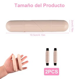 2Pzs Sello Eyeliner, Delineador De Ojos De Doble Punta Para Mujer, Diseño De 2 Puntas De Secado Rápido, Anti-manchas Foldable Eyeliner Stamp, Herramienta Portátil Para Bodas, Viajes, Citas