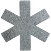 Rosenstein & Söhne Pot Stack Protectors, Set of 10 Felt