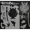 Airbrush Tattoo Pro Stencil (Samurai)