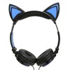 Cat Ear Wired Headphone Noise Reduction Cute Kids Cartoon Headset