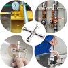 JFGDVW 4 in 1 Utility Key, Multi-Functional Electric Box Key,