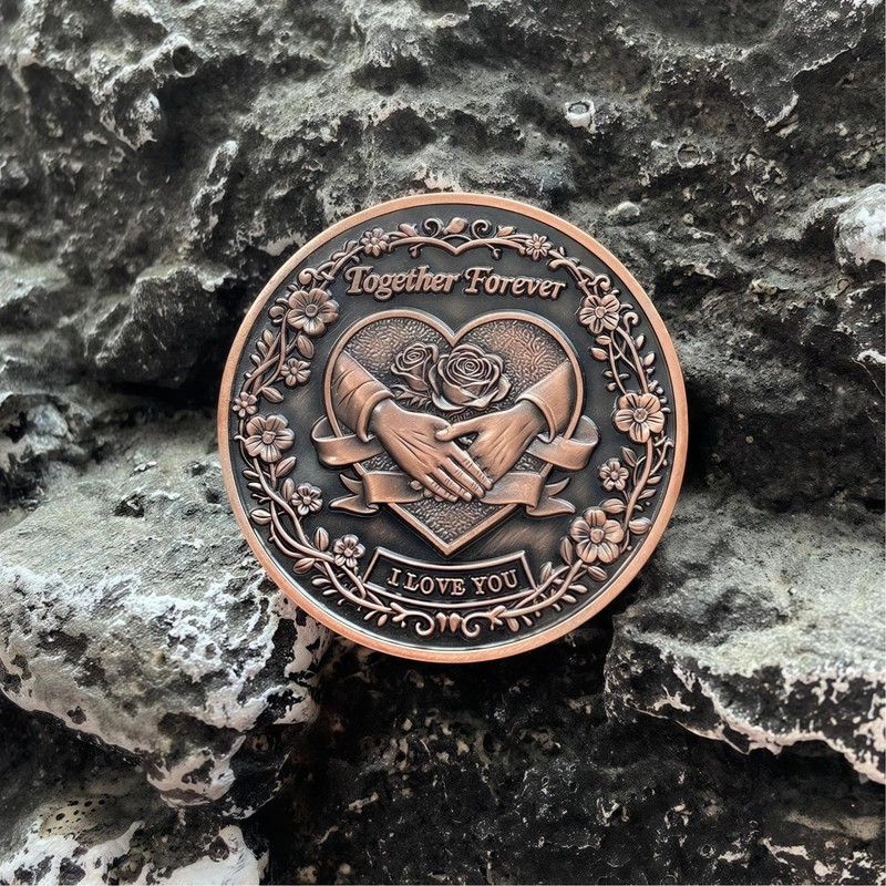 I Love You Challenge Coin - Romantic for Him Her