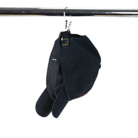 Mawa by Reston Lloyd Accessory Portable Non-Slip Semi Round Single Hook Hanging Clothes Pins/Clips for Laundry or Travel, Style K/1, Set of 5, Silver