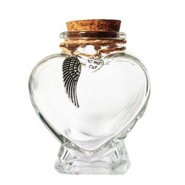 Fight Club Memorial Bottle for pet Hair，Pet Fur Memorial Fur Keepsake，Dog cat Keepsake Fur, pet Memorial urn (cat)