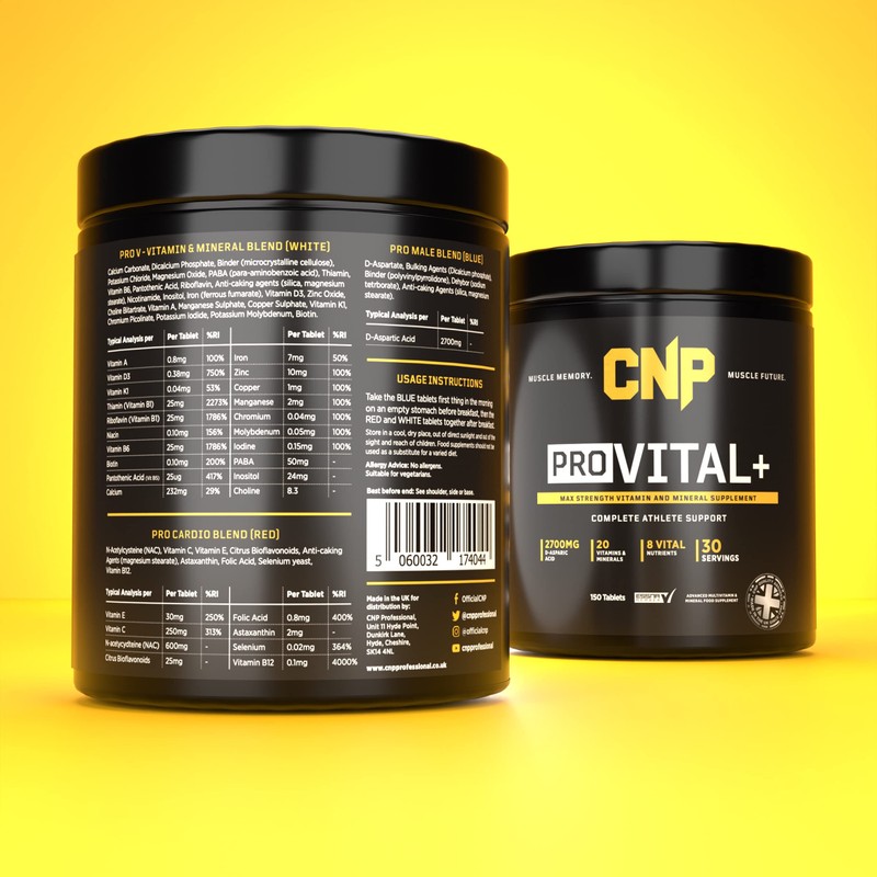 CNP Professional Vitamin Range, Vitamin C & D. Complete Athlete