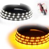 OPL5 2PCs Truck LED Running Board Lights Sequential Amber Side