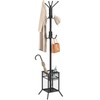 ELYKEN Coat Rack Freestanding, Coat Tree with Umbrella Holder, Metal