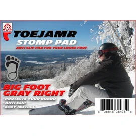 Toejamr Snowboard Stomp Pad - Bigfoot - Gray