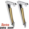 2-Pack Heavy Duty Soft Close Lid Support Hinges with Gas