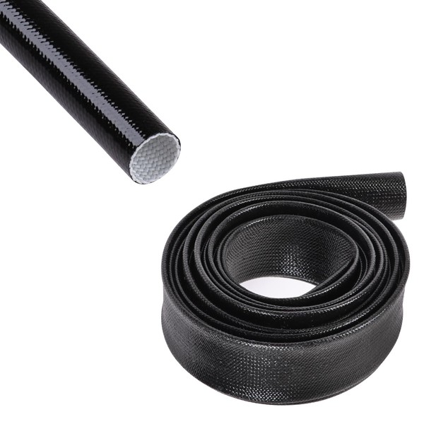 Automotive Wire Heat Insulation Shield Fiberglass Braided Cable Sleeving Silicone