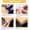 AIXMEET 8 Pack Clear Corner Protectors – L-Shape Table Edge