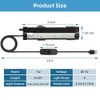 DaToo Submersible Aquarium Light 6Inch Fish Tank Light Bubbler Wall