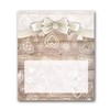 Stonehouse Collection Rustic Heart Wedding Name Place Cards - 25