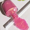 COSMOO Fast Drying Pink Shimmer Nail Polish, Shiny Pink Air