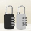 4 Digit Travel Padlock Luggage Combination Lock Outdoor Key Padlock