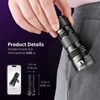 LE Black Light Flashlight, Small UV Lights with 21 LEDs,