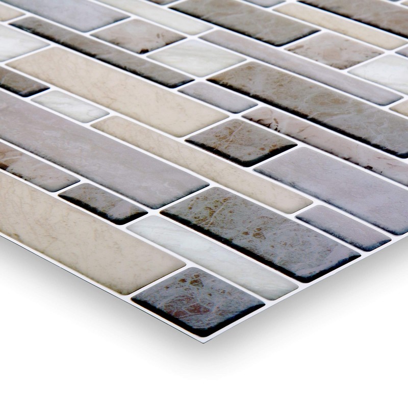 Truu Design Self-Adhesive Peel and Stick Wall Tiles for Walls,