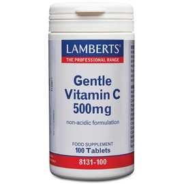 Lamberts Gentle Vitamin C 500mg – Gentle on Stomach – 100 Vegan Tablets