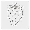 MAGJUCHE Strawberry Stencil 6 Inches, Reusable Fruit Stencil for Painting