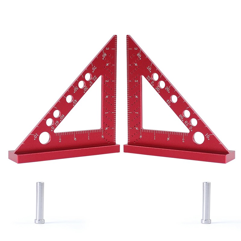 JCFANTS Small Carpenter Square, Small Square Tool with Fixed Miter